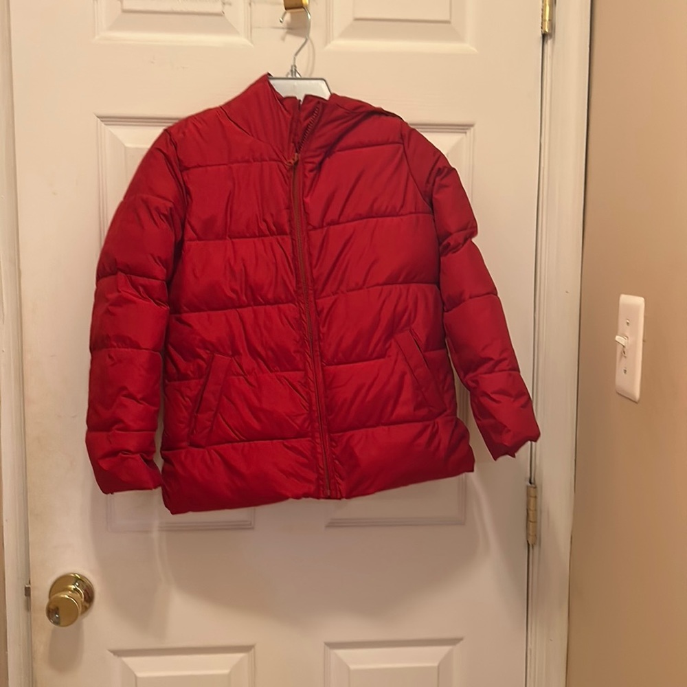 Gap girls red puffer coat Final clearance
